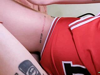 stepsister cheerleader rides cock missionary with dirty talk