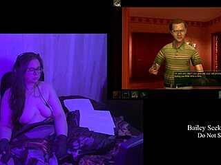 bbw brunette bares her big natural tits naked secrets part 4