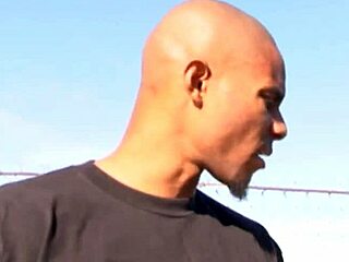 A Mom’s Shaved Pussy Gaped by Big Black Cock Doggystyle