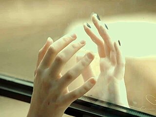 Charlie forde moans needy fingering wet pussy with dildo in lingerie