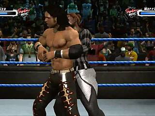 Marrisa Dominates John Morrison in Fetish Wrestling