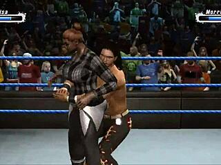 Marrisa Dominates John Morrison in Fetish Wrestling