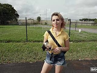 Evie Christian Flashes Titties for Cash Bang Bus Anal