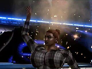 Marrisa Dominates John Morrison in Fetish Wrestling