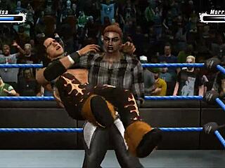 Marrisa Dominates John Morrison in Fetish Wrestling