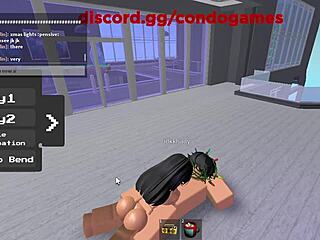 another roblox girl gets anal pussy pounded hard