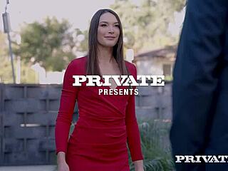 katrina colt bends over for anal fingering rimjob and cum on ass