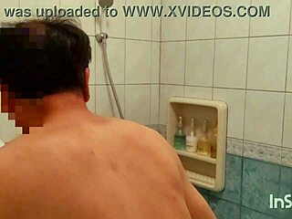 i kissed my tall tattooed japanese milf wife during her period creampie