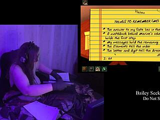 bbw brunette bares her big natural tits naked secrets part 4