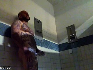 Prison Masturbation Solo Wet Cumshot Big Cock White Tattoos
