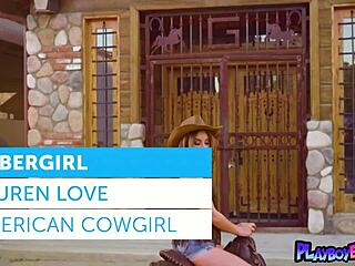 Petite Brunette MILF Rides Naked Cowgirl Outdoors!