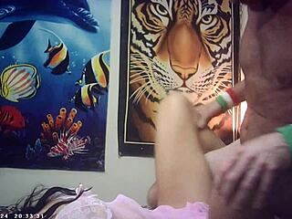 behind the scenes i sucked dick and got fucked doggystyle in first vid 😵