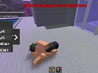 another roblox girl gets anal pussy pounded hard