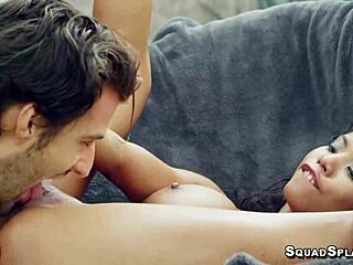 nia nacci gags on monster black cock with deepthroat ebony blowjob action!