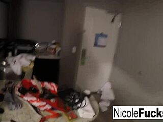 Nicole Aniston Cumshot Blast from Hot Backstage Fuck Angle!