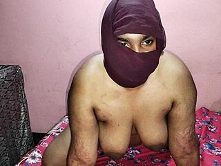 make-up guy pounds hot indian model's big tits at home