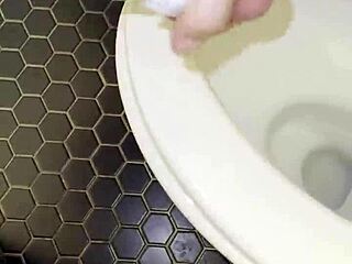 Roommate's Thongs Ignite Hard Dick Masturbation Then Fuck!