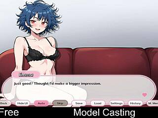 Erotic Model Emma's Steamy Casting Interview Game