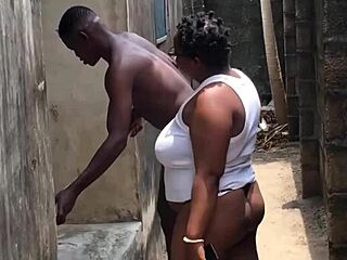 Neighbor's wife tastes my monster designer dick finally