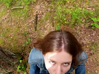 After home fuck i craved sucking him outdoors swallowing every drop