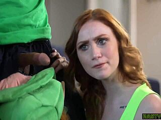 Kyler Quinn and Scarlet Skies ride leprechaun cock!