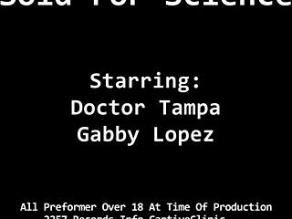 Gabby Lopez Latex Humiliation Backstage With Spread Ass