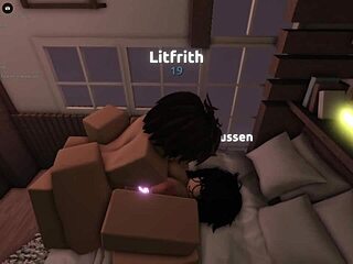 shy fan surrenders body for my wild roblox pounding litfrith