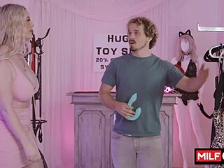 Busty Blonde Jenna Starr's Huge Natural Tits Seduce Hardcore Fuck!