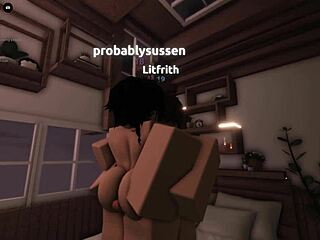 shy fan surrenders body for my wild roblox pounding litfrith
