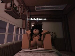 shy fan surrenders body for my wild roblox pounding litfrith