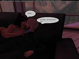 Comic cuckold wife wears horns cheating pregnant creampie story part 2