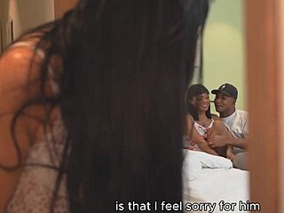 Watch me teach stepdaughter delicious blowjob on boyfriend's big black cock double vaginal