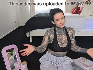 she shops and unboxes her new sexy buys excitedly