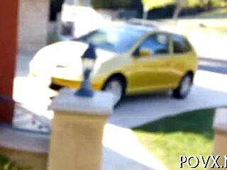 adorable babe handles hard cock pov blowjob style perfectly
