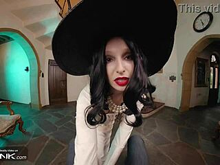 VR Lady Dimitrescu's Busty Cosplay Fuels Wild Masturbation Fuck in Resident Evil Parody