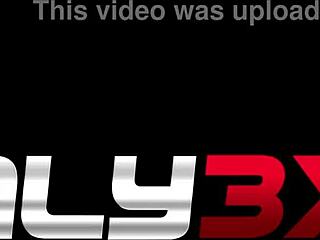 Jasmine Webb and Lissa Love slam big asses in interracial threesome lick pussy frenzy!