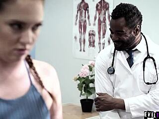 ebony doctor tyler knight turns teen patient maddy o'reilly's exam into hardcore anal pounding