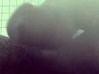 her lactating tits explode milk in femdom shower orgasm cumshot