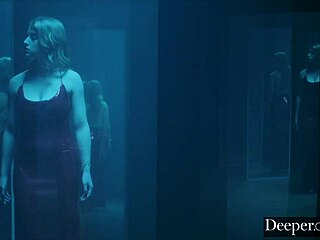 deeper binds busty blonde bombshell octavia in heels for rough cowgirl tittyfuck doggystyle domination cumshot