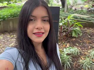 i pick up this latina pornstar in public park for barefoot interracial bareback ass shaking ride