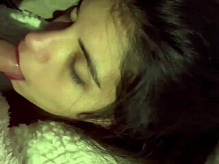 couple sneaks hard sex after bar with her big tits bouncing wild