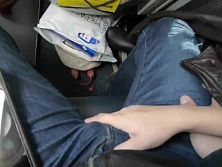 Lexi Aaane's Public Airplane Handjob Blowjob