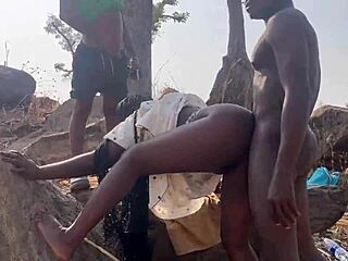 From River To Mountain Top For Ebony Big Ass Doggystyle Quickie!