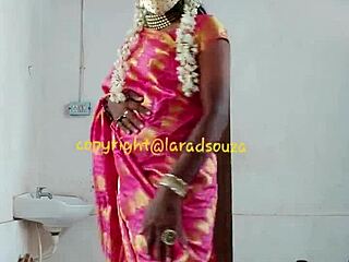 Indian crossdresser lara dsouza milks monster cock in bdsm mummification anal