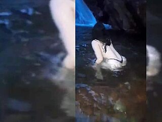 curvy colombian wife bends over for hard doggystyle after blowjob