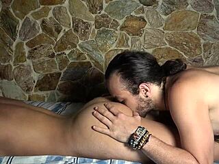 face down ass up creampie worships oiled latina curves