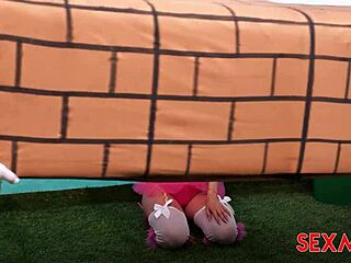 princess peech blows bros then fucks big tits out?