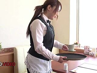 Seductive Japanese Uniform Girl Delivers Intense Smooth Blowjob