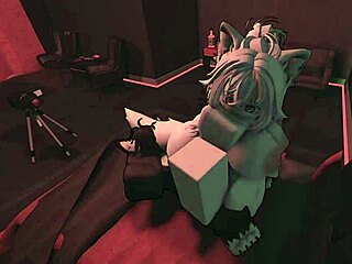 Fucking my neko girlfriend's big tits and ass hard condo roblox style!