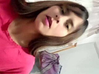 horny peruvian milf roommate begs no creampie but takes latin pussy load anyway